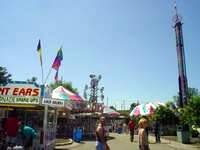 The view of the carnival at daytime